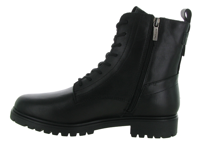 bottines et boots - Motardes - femme - Cuir - Noir - Tamaris6704901_4