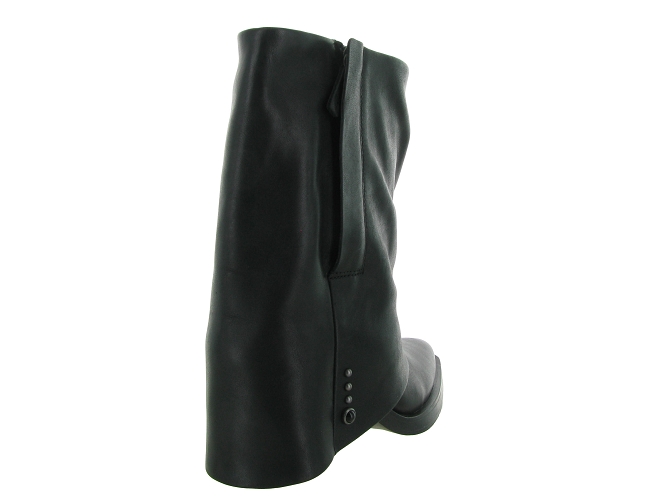 bottines et boots - Motardes - femme - Cuir - Noir - Ash italia6709301_5