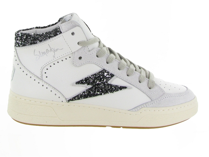 baskets et sneakers - Montante - femme - Cuir - Glitter - Paillettes - Semerdjian6714301_2