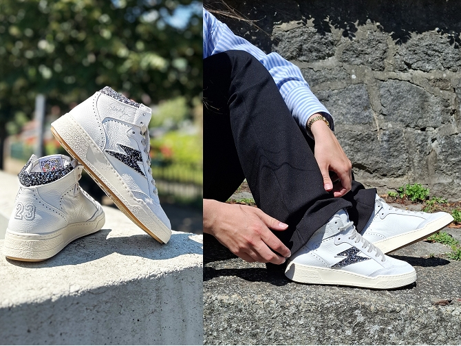 baskets et sneakers - Montante - femme - Cuir - Glitter - Paillettes - Semerdjian6714301_6