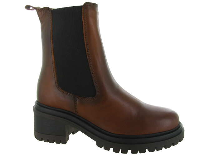 bottines et boots - Chelsea - femme - Cuir - Marron - Creator