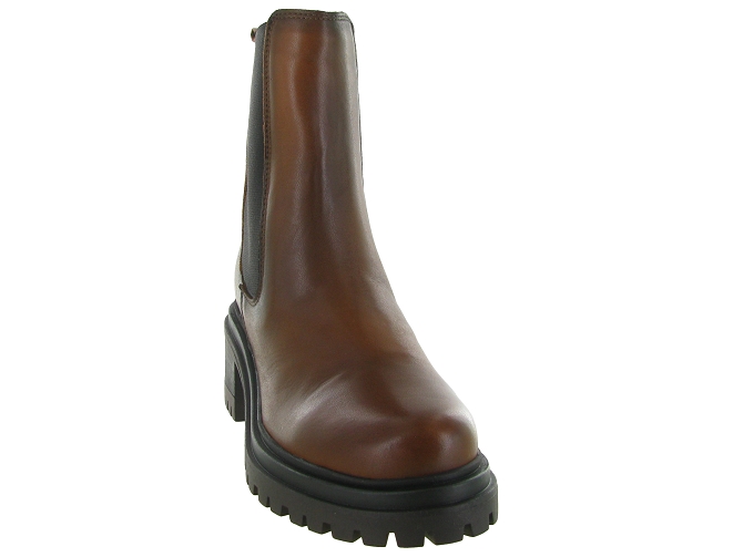 bottines et boots - Chelsea - femme - Cuir - Marron - Creator6715203_3