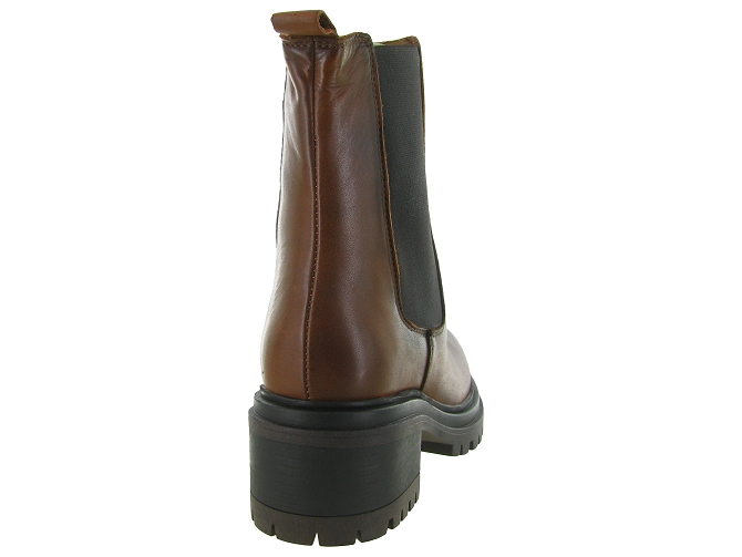 bottines et boots - Chelsea - femme - Cuir - Marron - Creator6715203_5