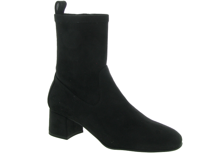 bottines et boots - Classique & Chic - femme - Nubuck - Noir - Unisa