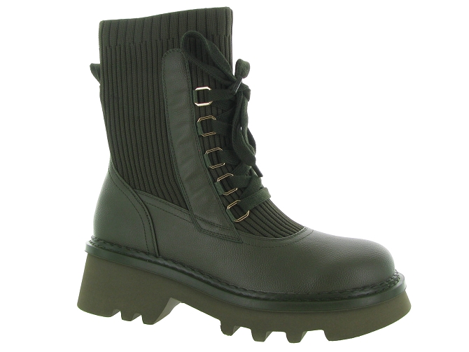 bottines et boots - Casual - femme - Synthétique - Kaki - Noa harmon