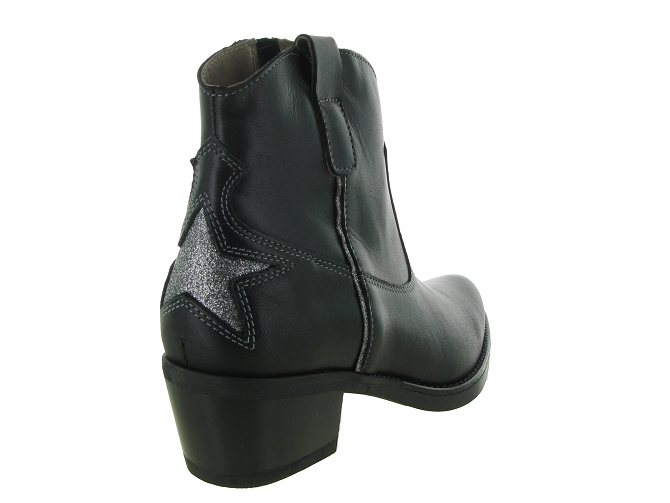 bottines et boots - Santiag - femme - Cuir - Noir - Minka design6720802_5