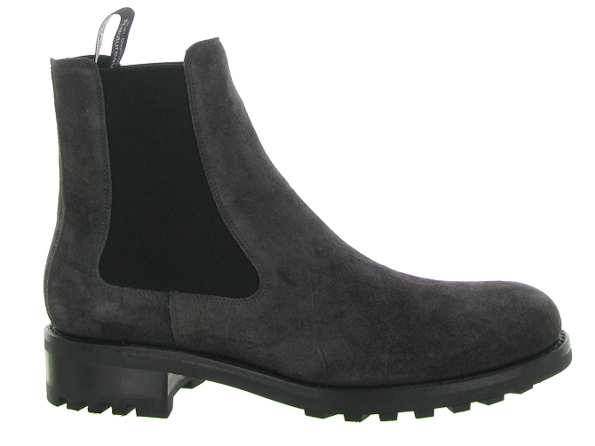 bottines et boots - Chelsea - homme - Cuir - Anthracite - Rautureau6721303_2
