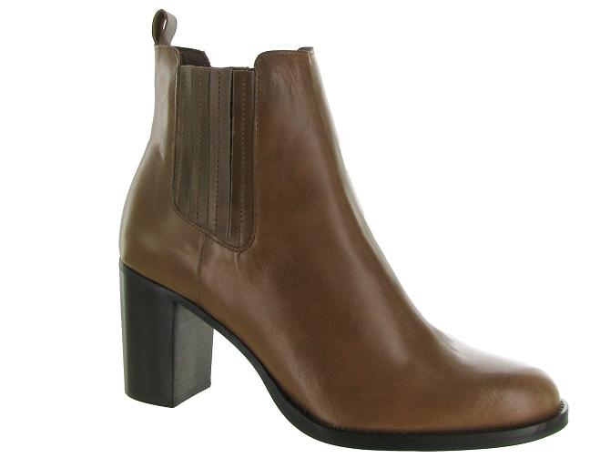 bottines et boots - Classique & Chic - femme - Cuir - Marron - Maroli