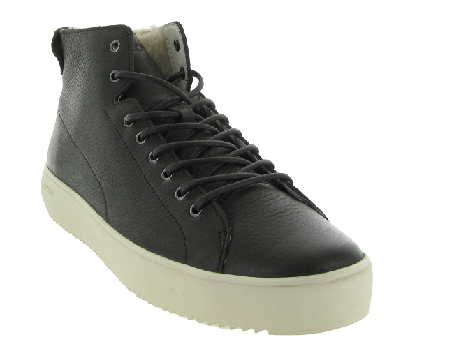 apres ski bottes fourrees - Bottine chaude - homme - Cuir - Noir - Black stone6723201_3