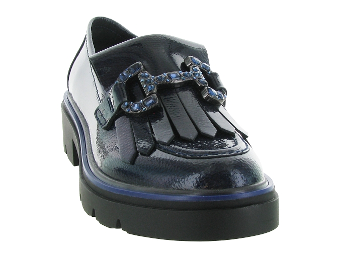 mocassins - Elégant - femme - Cuir - Bleu Marine - Regarde le ciel...6723501_3