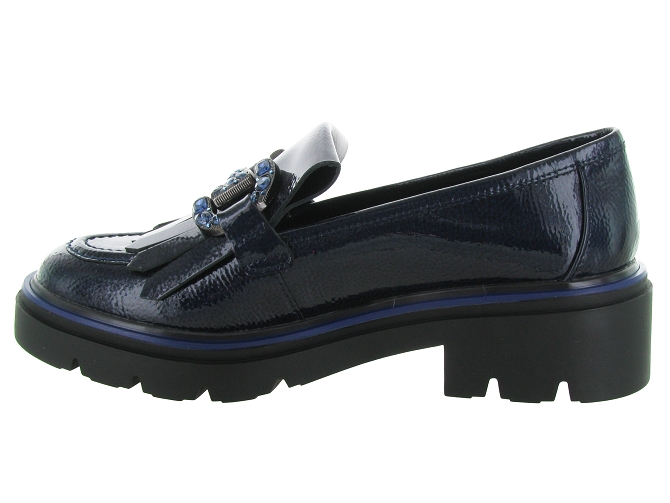mocassins - Elégant - femme - Cuir - Bleu Marine - Regarde le ciel...6723501_4