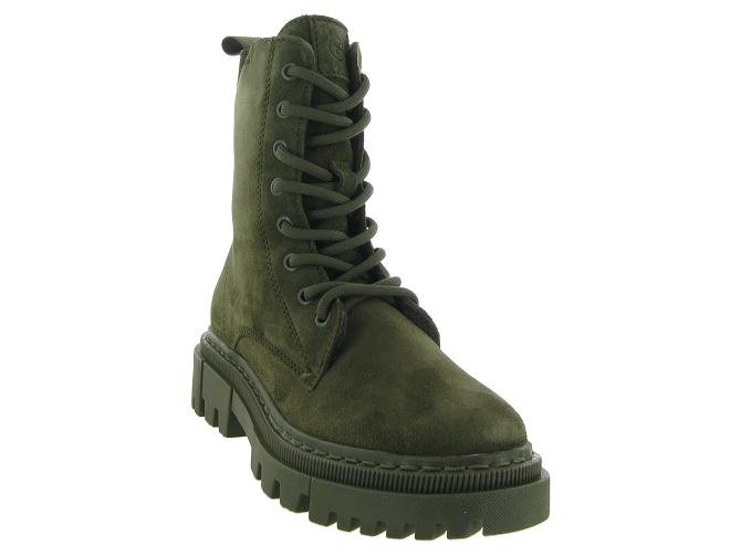 bottines et boots - Motardes - femme - Cuir - Kaki - Tamaris6727702_3