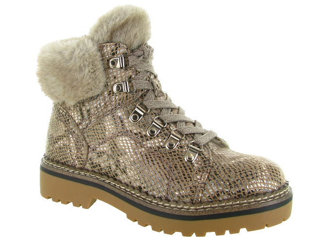 apres ski bottes fourrees - Bottine chaude - femme - Synthétique - Python - Tamaris