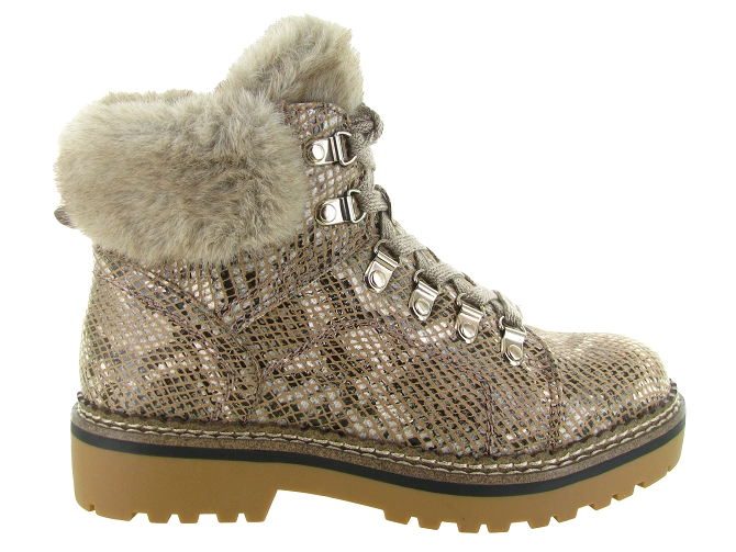 apres ski bottes fourrees - Bottine chaude - femme - Synthétique - Python - Tamaris6728404_2