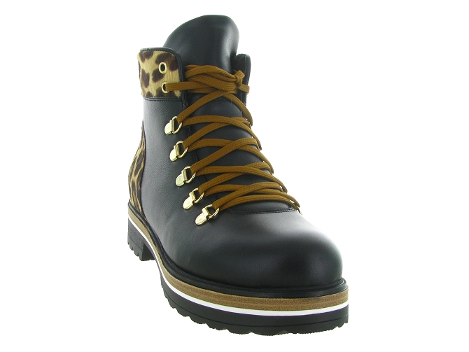 apres ski bottes fourrees - Botte de neige - femme - Cuir - Léopard - La thuile6731501_3