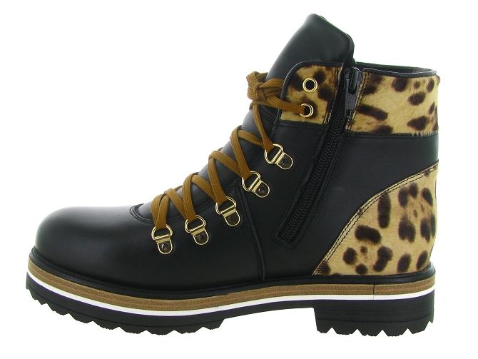 apres ski bottes fourrees - Botte de neige - femme - Cuir - Léopard - La thuile6731501_4