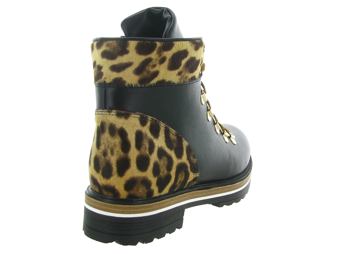 apres ski bottes fourrees - Botte de neige - femme - Cuir - Léopard - La thuile6731501_5
