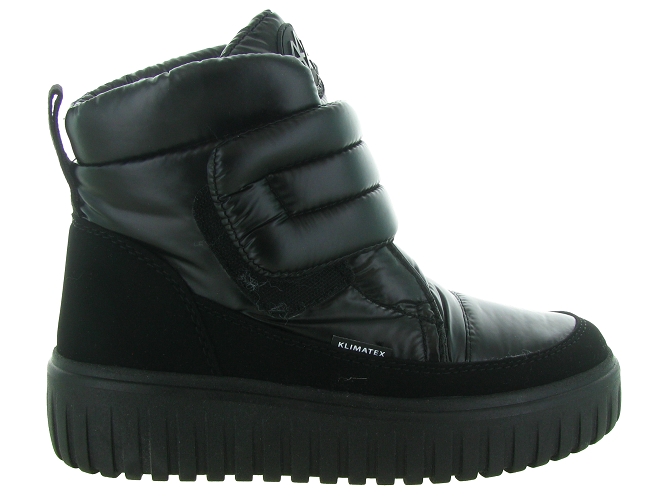 apres ski bottes fourrees - Chaussure neige - femme - Synthétique - Noir - La thuile6731701_2