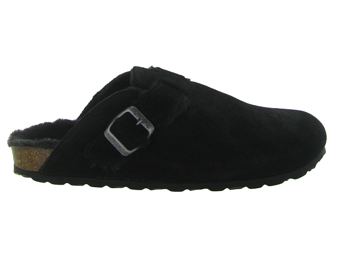 chaussons et pantoufles - Mules Sabots - homme - Synthétique - Noir - La maison de l espadrille6735501_2