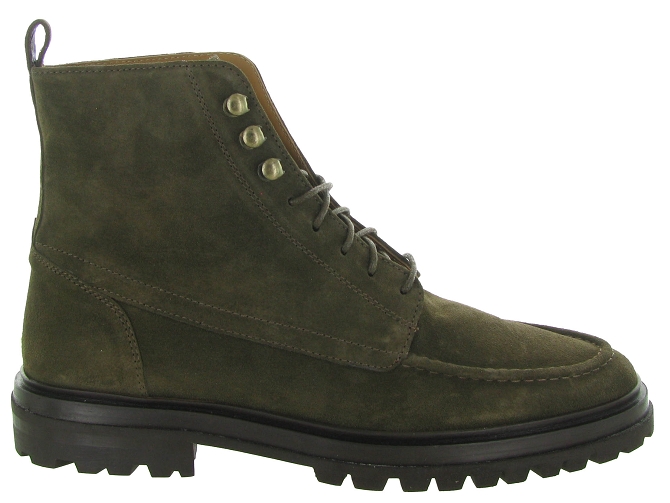 bottines et boots - Classique & Chic - homme - Nubuck - Kaki - Bobbies6740101_2