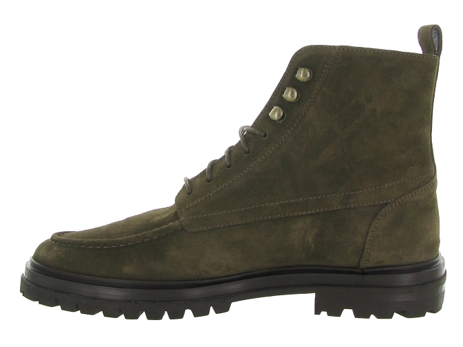 bottines et boots - Classique & Chic - homme - Nubuck - Kaki - Bobbies6740101_4