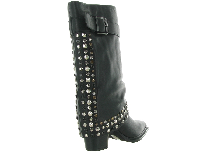 bottes - Motardes - femme - Cuir - Noir - Alma en pena6743701_5