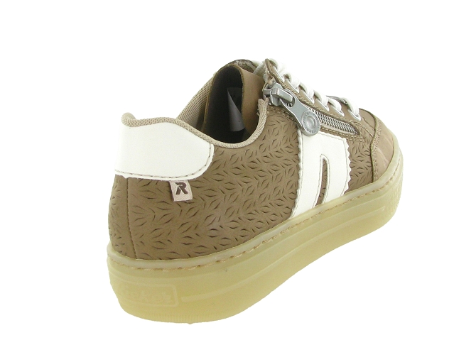 baskets et sneakers - Confort - femme - Cuir - Camel - Rieker6745402_5