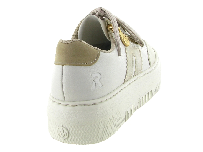 baskets et sneakers - Confort - femme - Cuir - Blanc - Rieker6745602_5