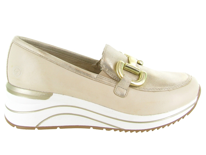 mocassins - Compensé - femme - Nubuck - Beige - Remonte6745902_2