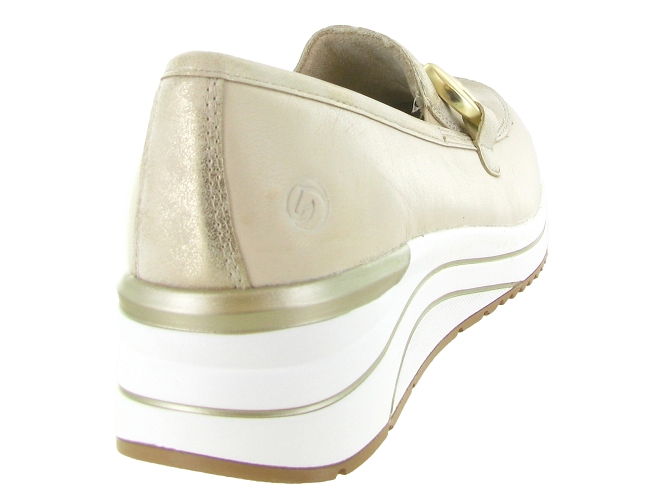 mocassins - Compensé - femme - Nubuck - Beige - Remonte6745902_5
