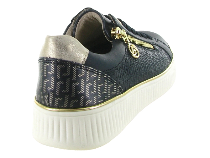 baskets et sneakers - Confort - femme - Cuir - Bleu Marine - Remonte6746402_5