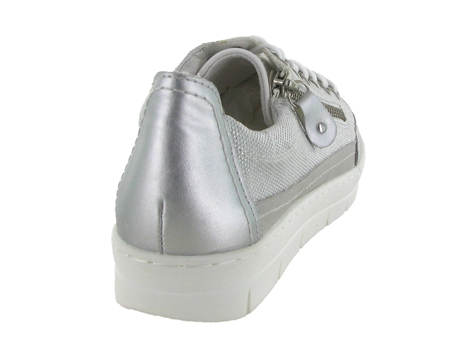 baskets et sneakers - Confort - femme - Cuir - Argent - Remonte6747301_5