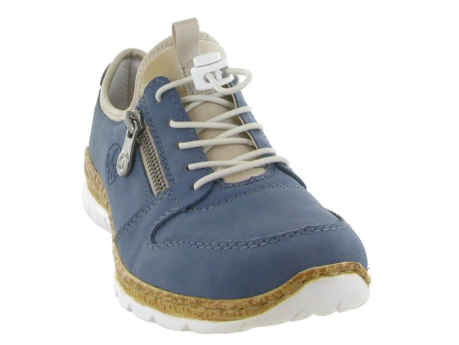 baskets et sneakers - Confort - femme - Synthétique - Bleu - Rieker6747702_3