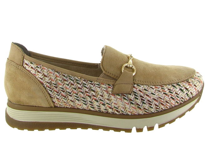 mocassins - Compensé - femme - Cuir - Beige - Rieker6748402_2