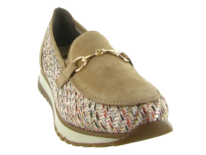 mocassins - Compensé - femme - Cuir - Beige - Rieker6748402_3