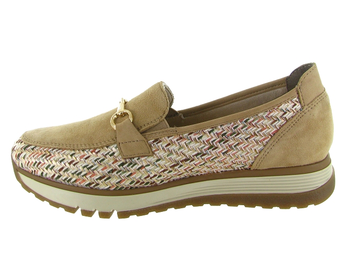 mocassins - Compensé - femme - Cuir - Beige - Rieker6748402_4
