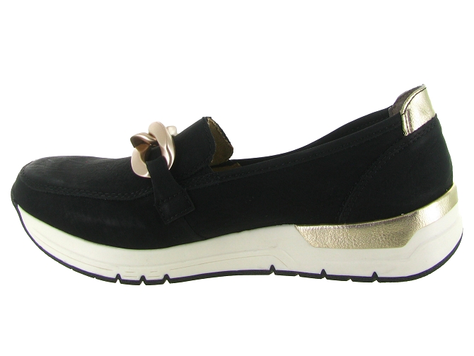 mocassins - Compensé - femme - Cuir - Noir - Rieker6748502_4