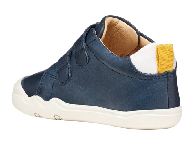 chaussures bebe du 18 au 27 - Semelle souple - bebe garcon - Cuir - Bleu Marine - Geox6755302_3