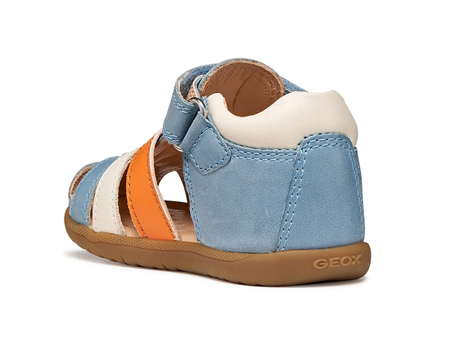 sandales et nu pieds - Semelle souple - bebe garcon - Cuir - Bleu - Geox6755604_4