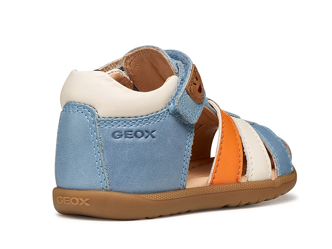 sandales et nu pieds - Semelle souple - bebe garcon - Cuir - Bleu - Geox6755604_5