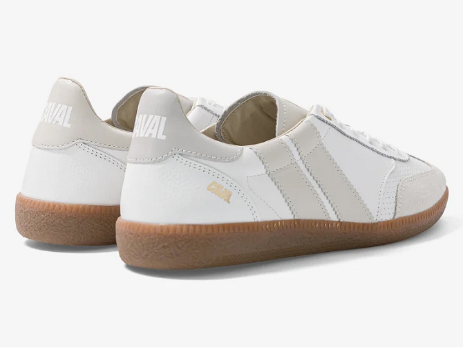 baskets et sneakers - Tendance - femme - Cuir - Blanc - Caval6759201_6
