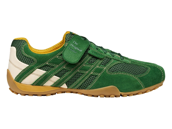 chaussures a lacets - Confort et décontracté - homme - Synthétique - Vert - Geox6764704_2