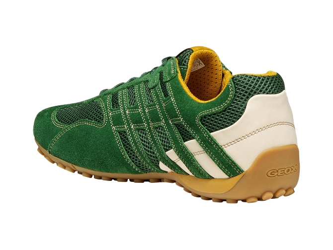 chaussures a lacets - Confort et décontracté - homme - Synthétique - Vert - Geox6764704_3