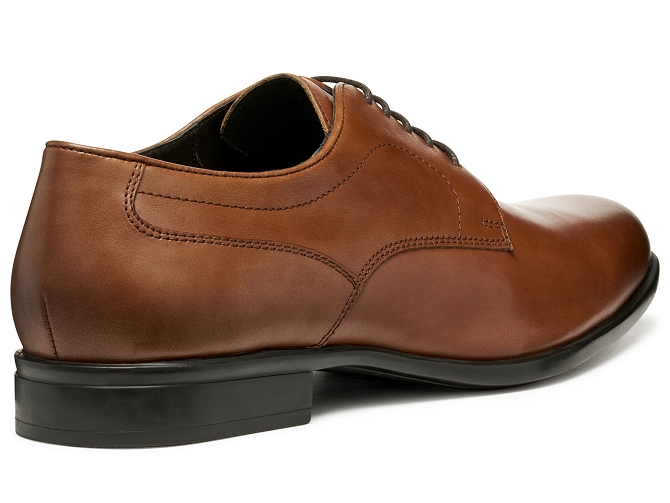 chaussures a lacets - Cérémonie - homme - Cuir - Marron - Geox6765002_4