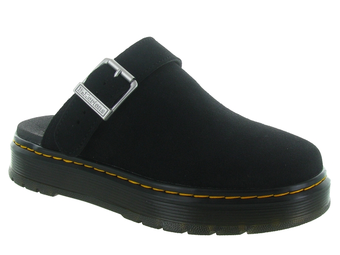 sandales et nu pieds - Mule Sabot - femme - Nubuck - Noir - Doc martens