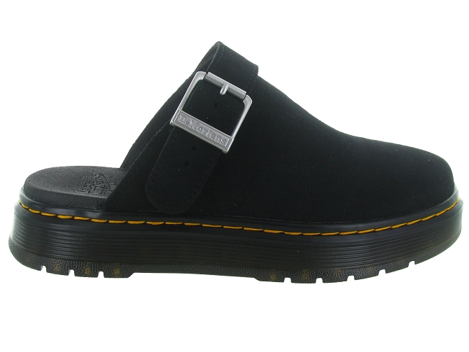 sandales et nu pieds - Mule Sabot - femme - Nubuck - Noir - Doc martens6771601_2