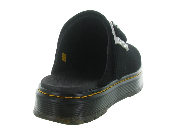 sandales et nu pieds - Mule Sabot - femme - Nubuck - Noir - Doc martens6771601_5