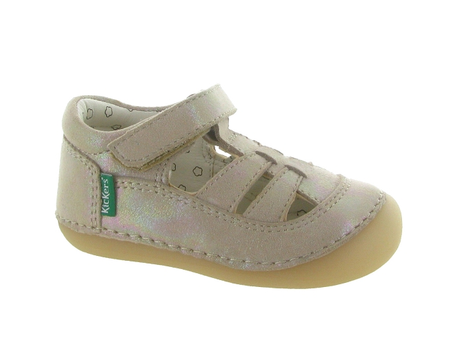 pre marche du 16 au 23 -  - bebe fille - Nubuck - Rose - Kickers