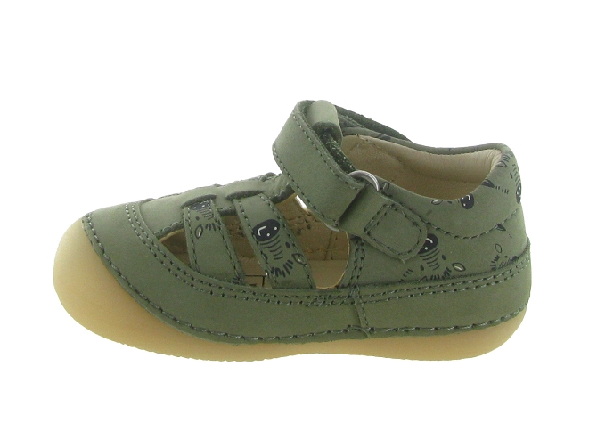 pre marche du 16 au 23 - Semelle souple - bebe garcon - Cuir - Vert - Kickers6775002_4