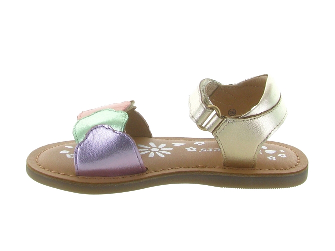 sandales et nu pieds -  - junior fille - Cuir - Gris - Kickers6775601_4
